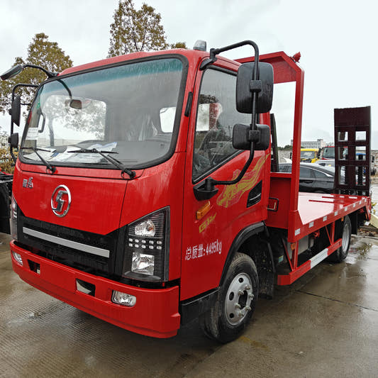 Used Shacman 170HP Flatbed Truck for Sale side view