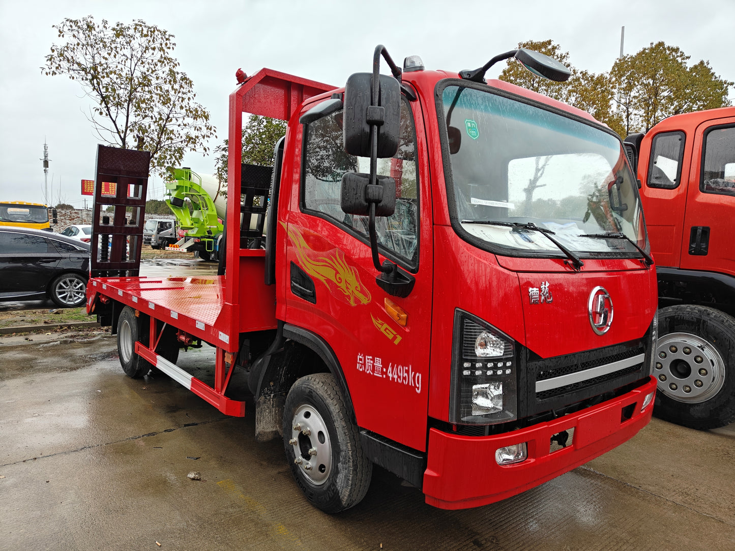 Used Shacman 170HP Flatbed Truck for Sale detail view