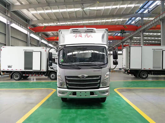 Used Foton LINGHANG 17.8M³ Refrigerated Truck for Sale rear side view