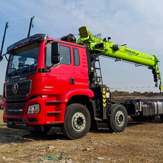 Used Shacman 350HP Truck-Mounted Crane for Sale - Updated Model side view
