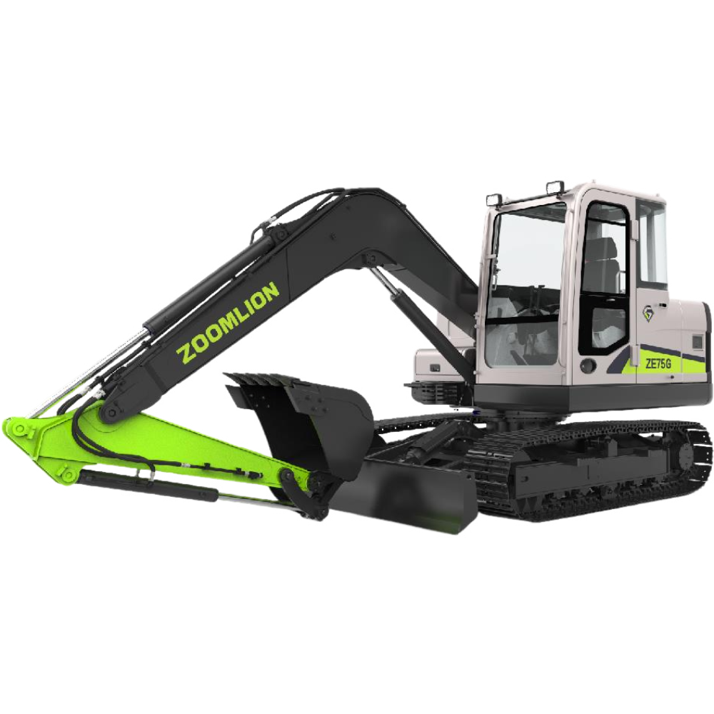 New Zoomlion ZE75G/GA Excavator for Sale side view