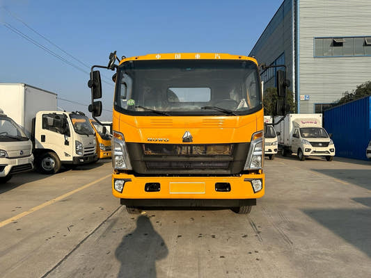 Used Sinotruk 160HP Road Wrecker Truck for Sale rear side view