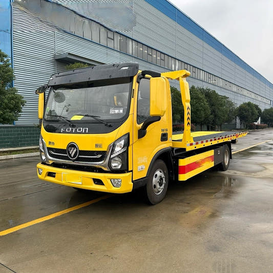 Used Foton 160HP Road Wrecker Truck for Sale - Updated Model side view