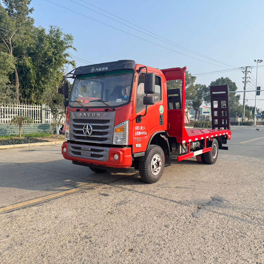 Used Dayun 180HP Flatbed Truck for Sale side view