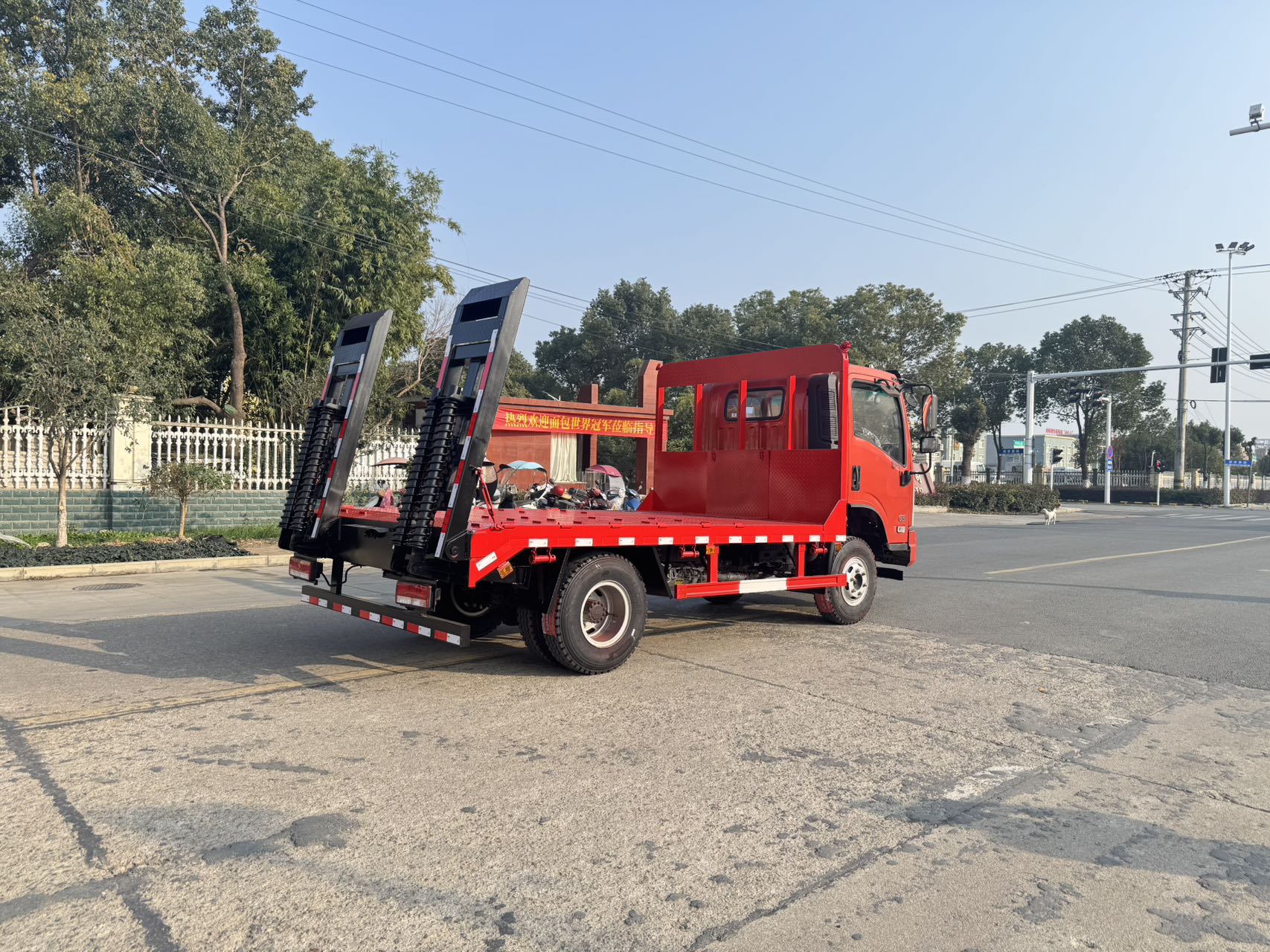 Used Dayun 180HP Flatbed Truck for Sale detail view