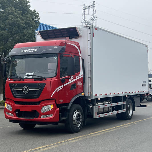 Used Dongfeng KINGRUN 42M³ Refrigerated Truck for Sale - Alternative Stock side view