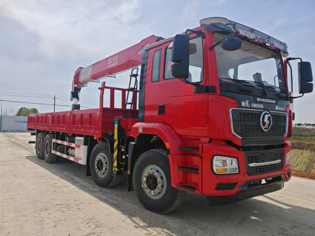 Used Shacman 350HP Truck-Mounted Crane for Sale - Updated Model front view