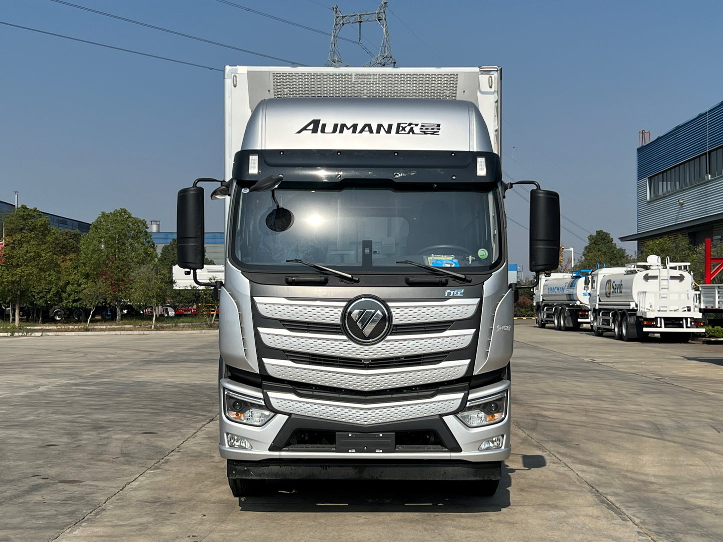 Used Foton AUMAN 41M³ Refrigerated Truck for Sale rear side view