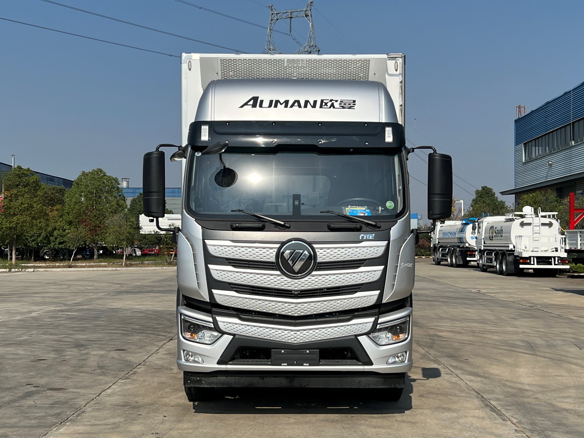 Used Foton AUMAN 41M³ Refrigerated Truck for Sale rear side view