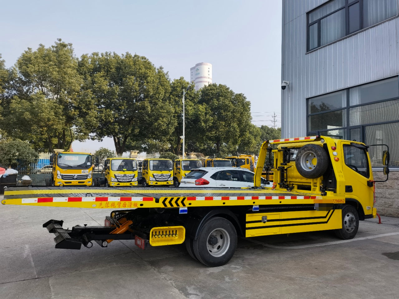 Used Foton 160HP Road Wrecker Truck for Sale front view
