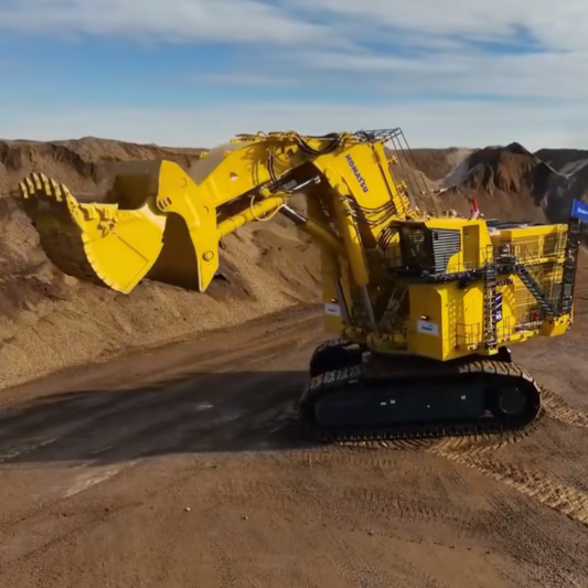 Used Komatsu PC9000-12 Excavator for Sale side view