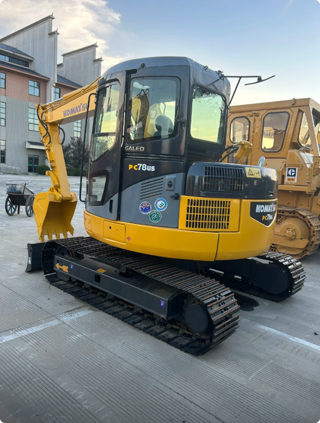 Used Komatsu PC78-6 Excavator for Sale rear view for sale
