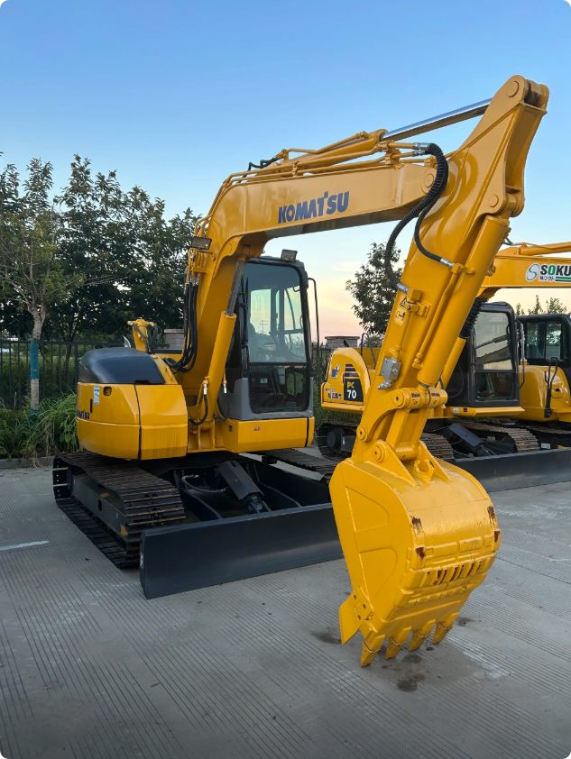 Used Komatsu PC78-6 Excavator for Sale front working view for sale