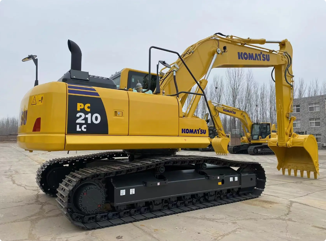 Used Komatsu PC210-8 Excavator for Sale rear view for sale