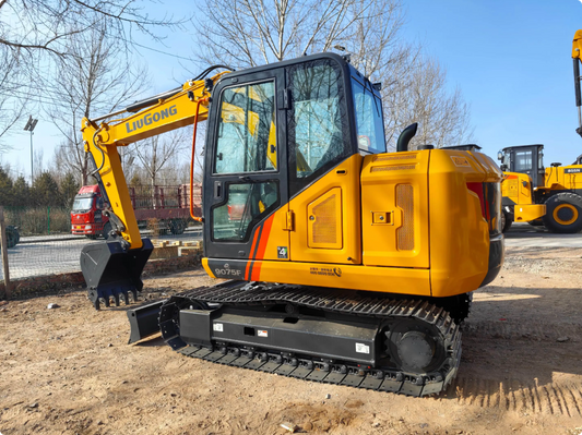 Used Liugong 9075F Excavator for Sale front working view for sale