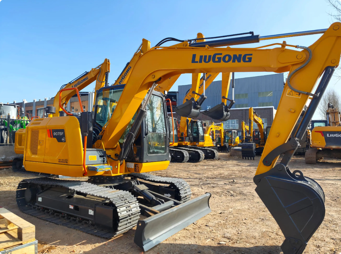 Used Liugong 9075F Excavator for Sale bucket and boom detail for sale