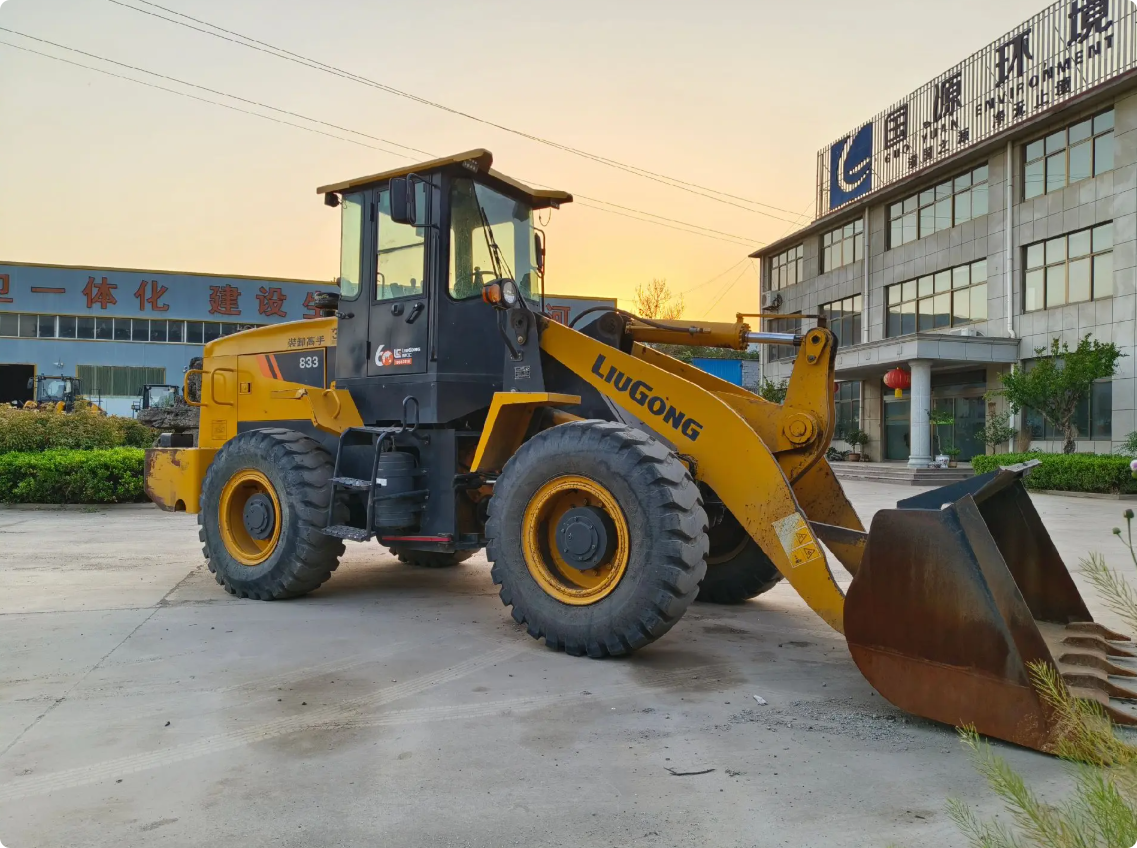 Used Liugong 833 Wheel Loader for Sale front working view for sale