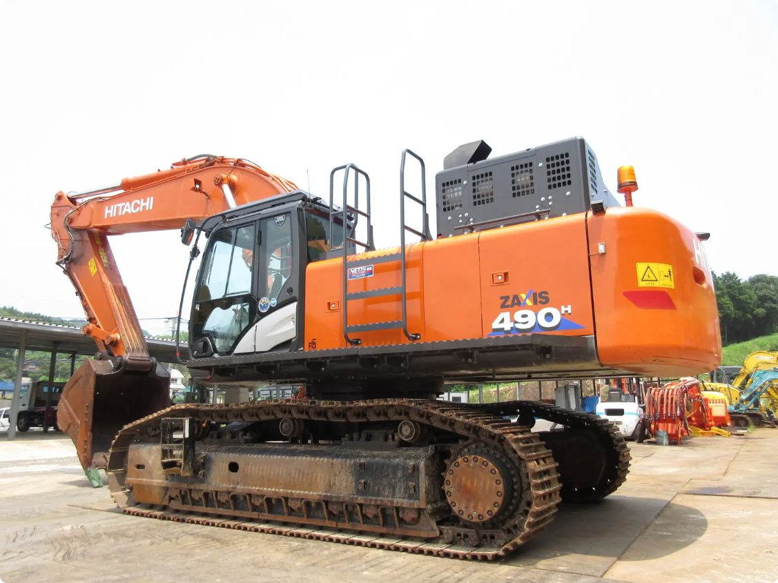 Used Hitachi ZX490LCH-5A Excavator for Sale rear view for sale