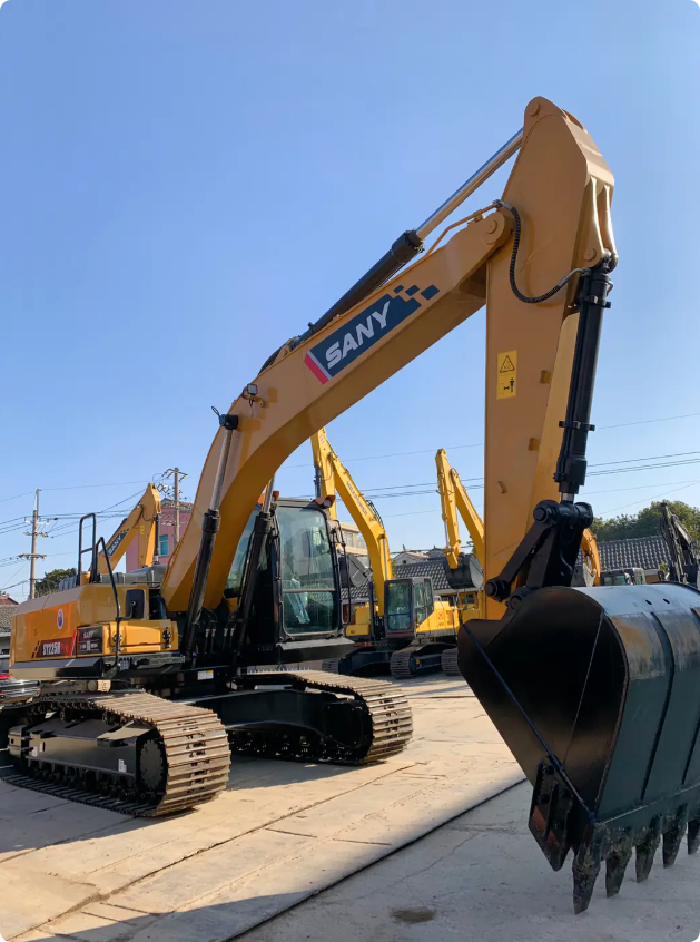 Used SANY SY225H PRO crawler excavator real inventory view 2