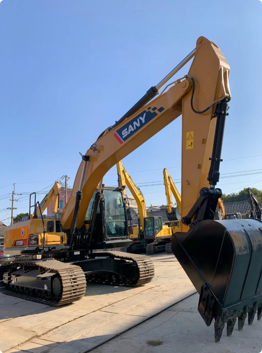 Used SANY SY225H PRO crawler excavator real inventory view 2