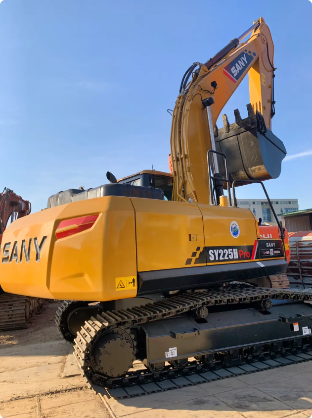 Used SANY SY225H PRO crawler excavator real inventory view 7