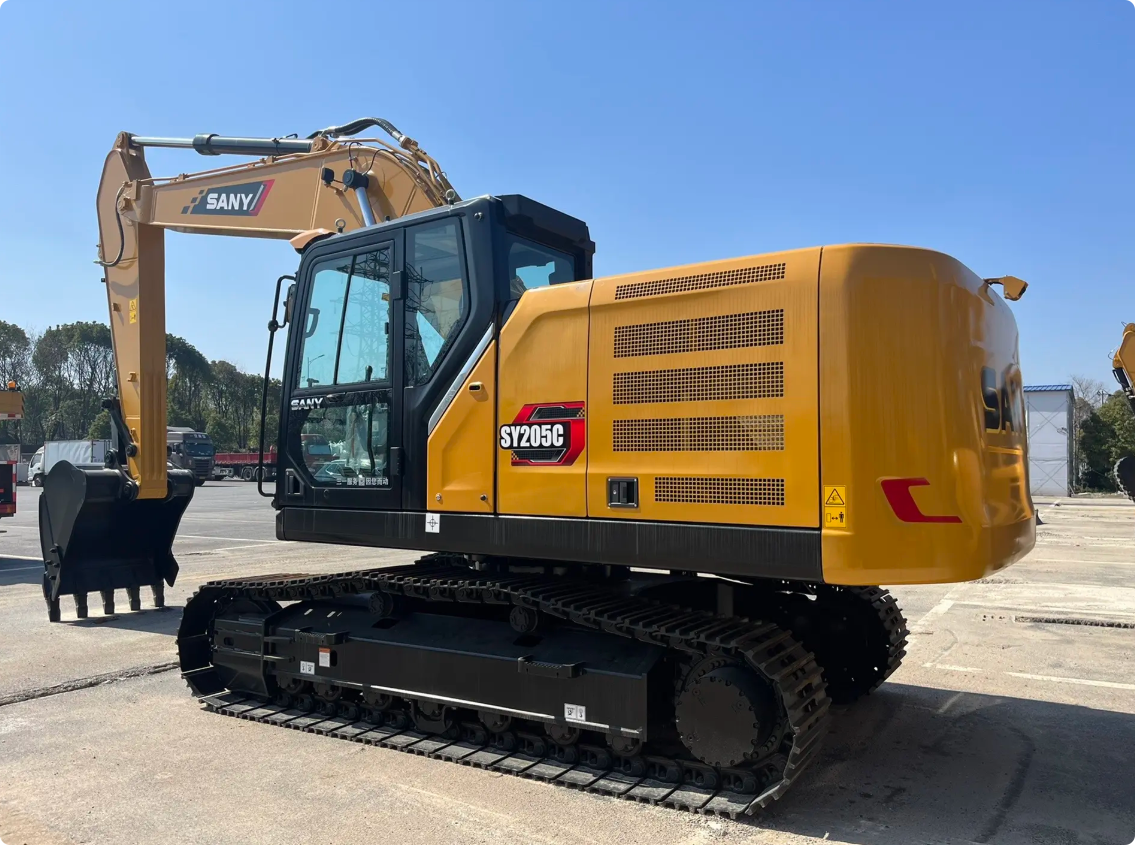 Used Sany SY205C Excavator for Sale bucket and boom detail for sale