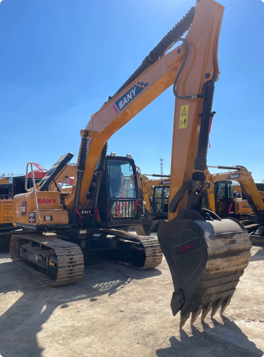 Used Sany SY135C Excavator for Sale front working view for sale
