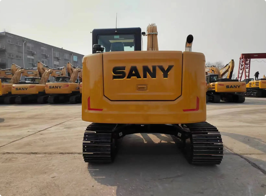 Used Sany SY75C-9 Excavator for Sale rear view for sale