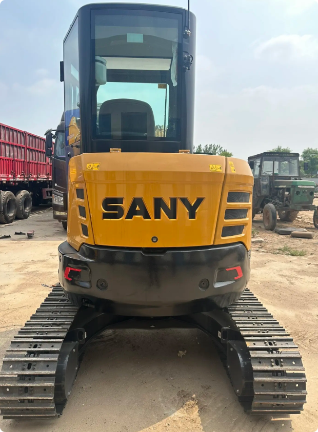 Used Sany 35U Excavator for Sale rear view for sale