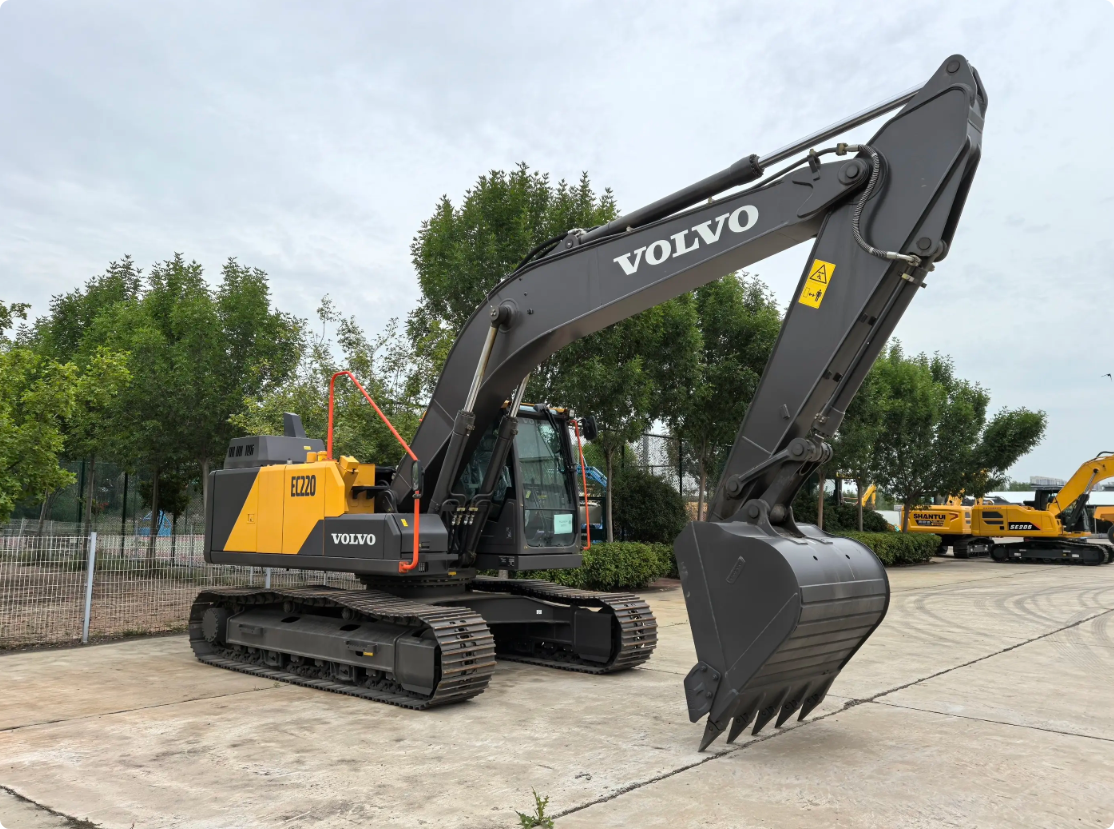 Used Volvo EC220D Excavator for Sale front working view for sale