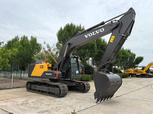 Used Volvo EC220D Excavator for Sale front working view for sale