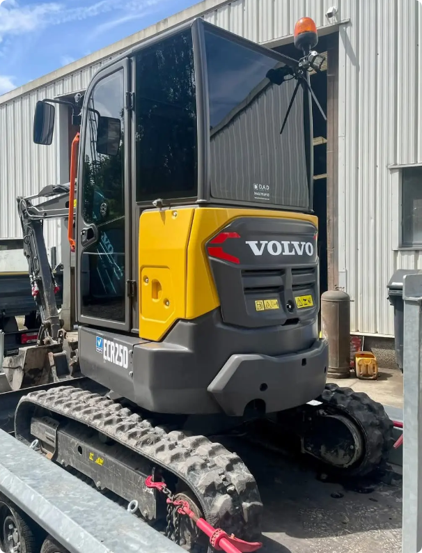 Used Volvo ECR25 Excavator for Sale rear view for sale