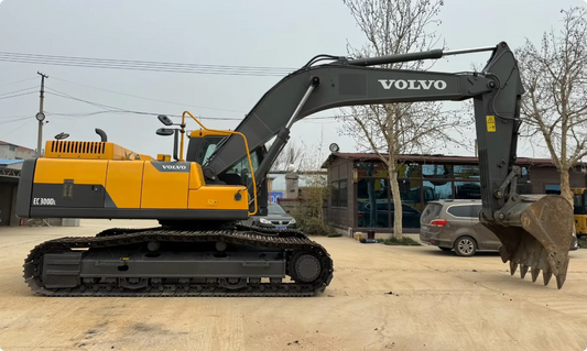Used Volvo EC300DL Excavator for Sale front working view for sale