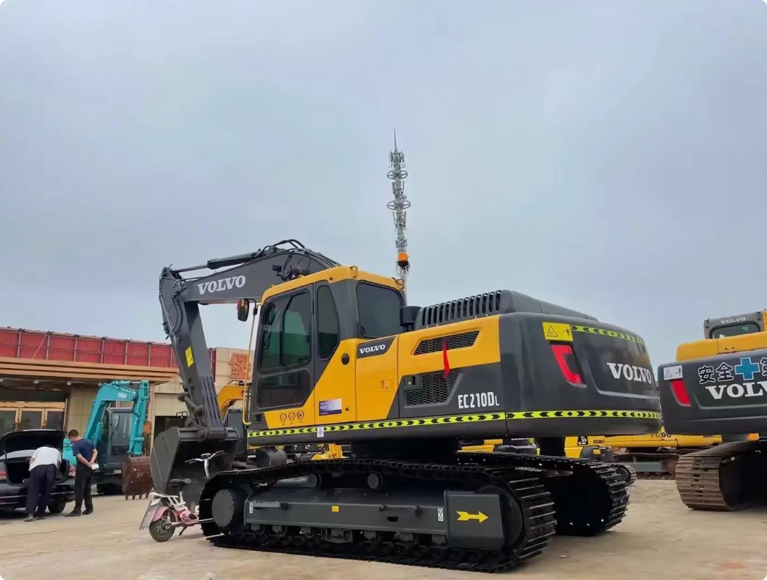 Used Volvo EC210 Excavator for Sale rear view for sale