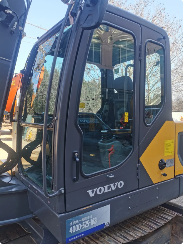 Used Volvo EC55BLC Excavator for Sale rear view for sale