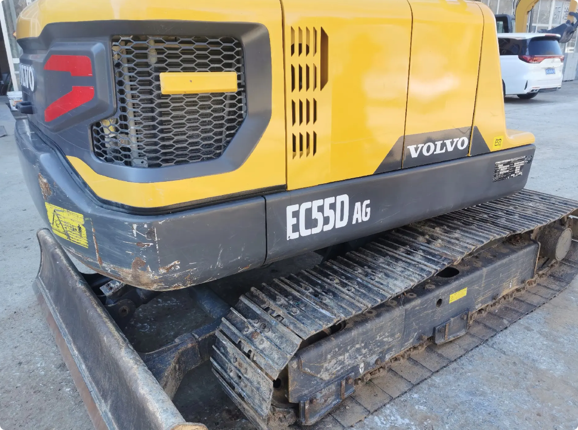 Used Volvo EC55BLC Excavator for Sale bucket and boom detail for sale