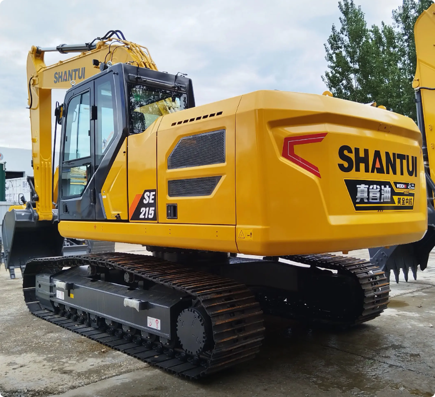 Used Shantui SE215 Excavator for Sale rear view for sale