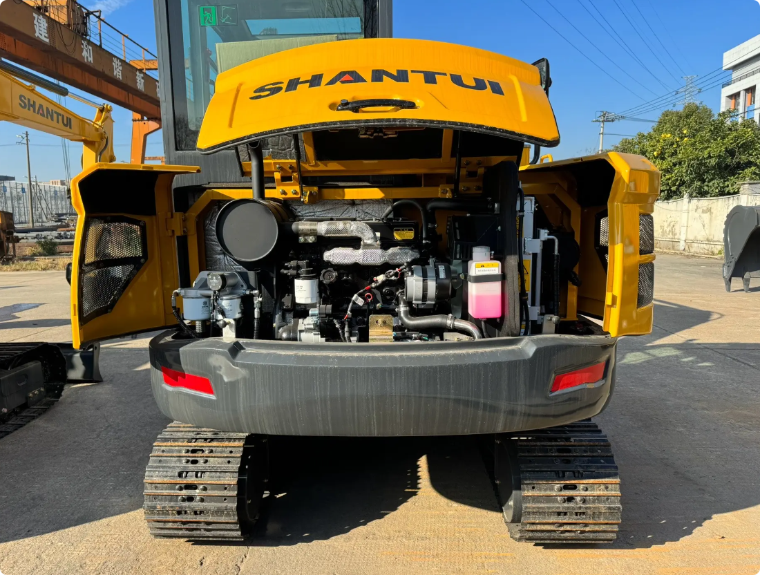 Used Shantui SE60-10W Excavator for Sale bucket and boom detail for sale