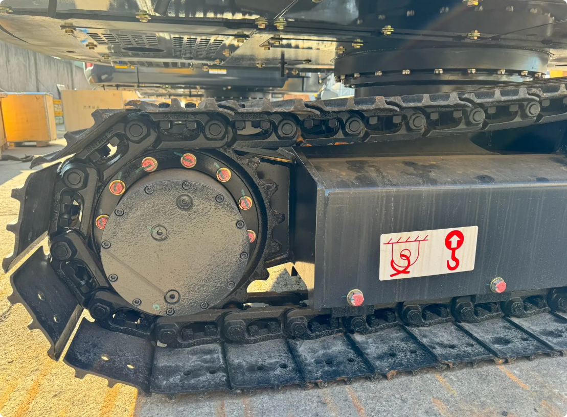 Used Shantui SE60-10W Excavator for Sale engine and hydraulic area for sale