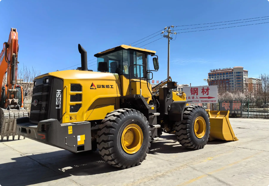 Used Sdlg L955H Wheel Loader for Sale bucket and boom detail for sale