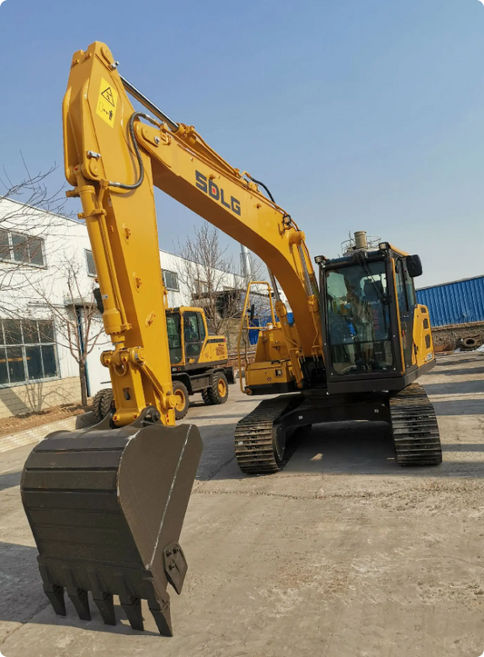 Used Sdlg E6135H Excavator for Sale front working view for sale