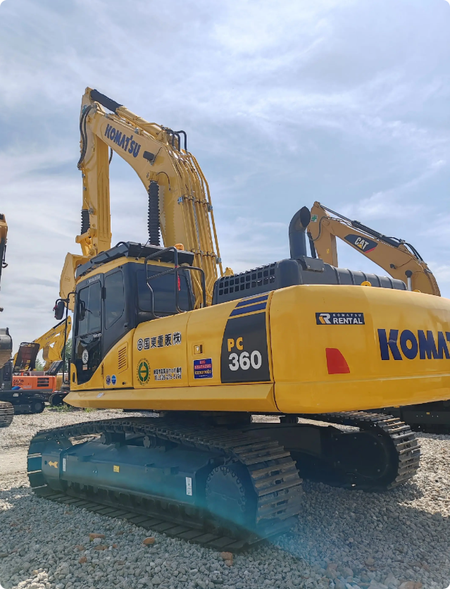Used Komatsu PC360-7 Excavator for Sale rear view for sale