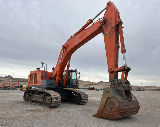 Used Hitachi ZX670LCH-5G Excavator for Sale front working view for sale