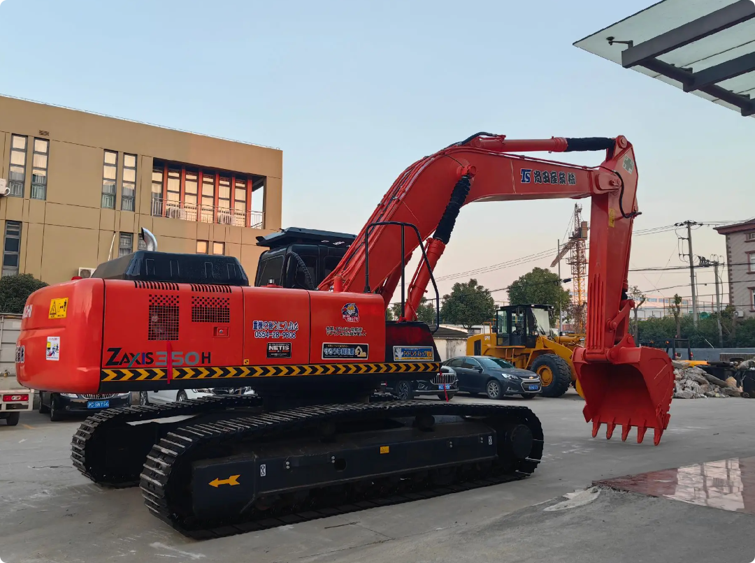 Used Hitachi ZX350-3 Excavator for Sale rear view for sale