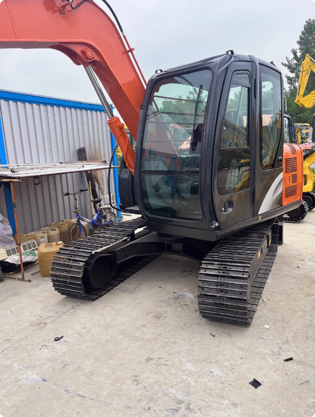 Used Hitachi ZX70 Excavator for Sale rear view for sale