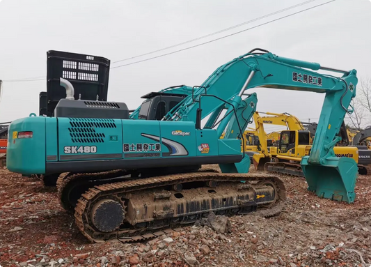 Used Kobelco SK480LC-8 Excavator for Sale front working view for sale