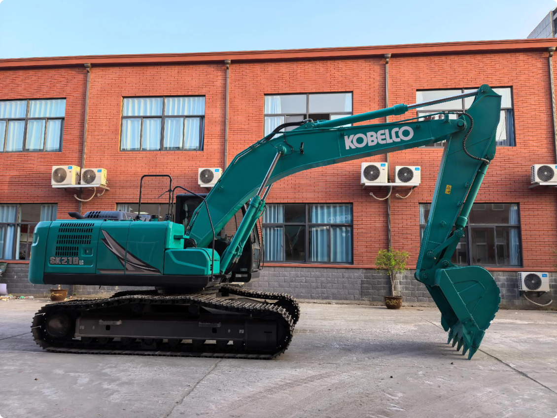 Used Kobelco SK210LC Excavator for Sale rear view for sale