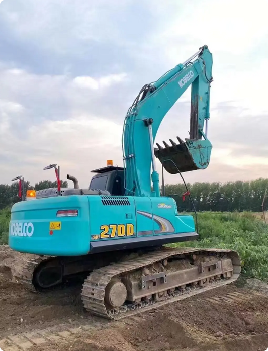 Used Kobelco SK270D-10 Excavator for Sale front working view for sale
