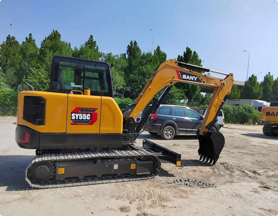 Used SANY SY55C Crawler Excavator for Sale - real inventory photo 4