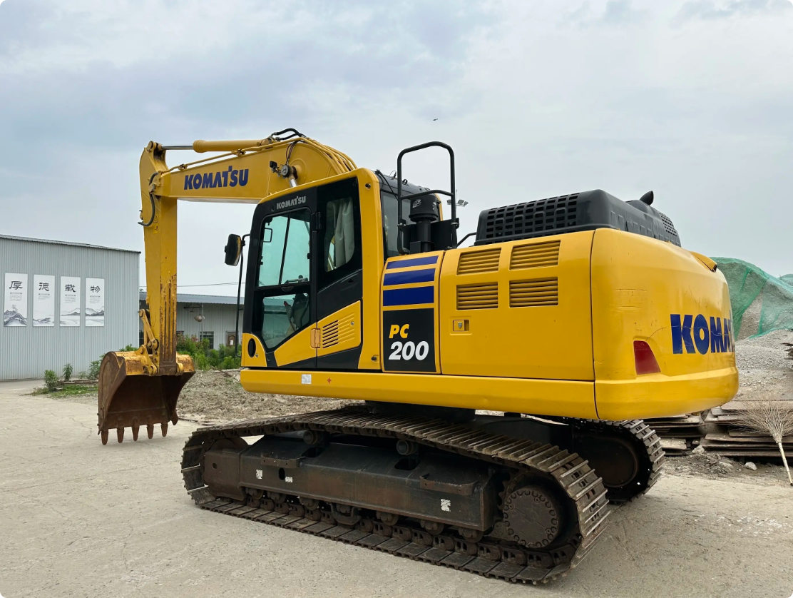 Used Komatsu PC200-11M0 crawler excavator real inventory view 3